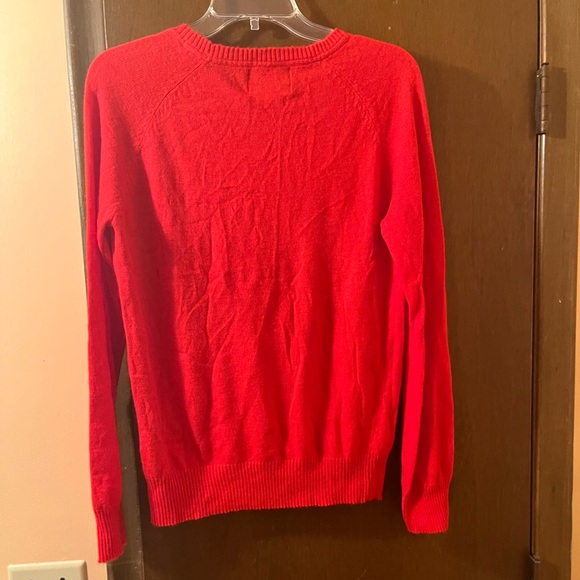 LAST CHANCE | Wildfox White Label Shopping is My Cardio Angora Blend Red Sweater - Picture 6 of 9